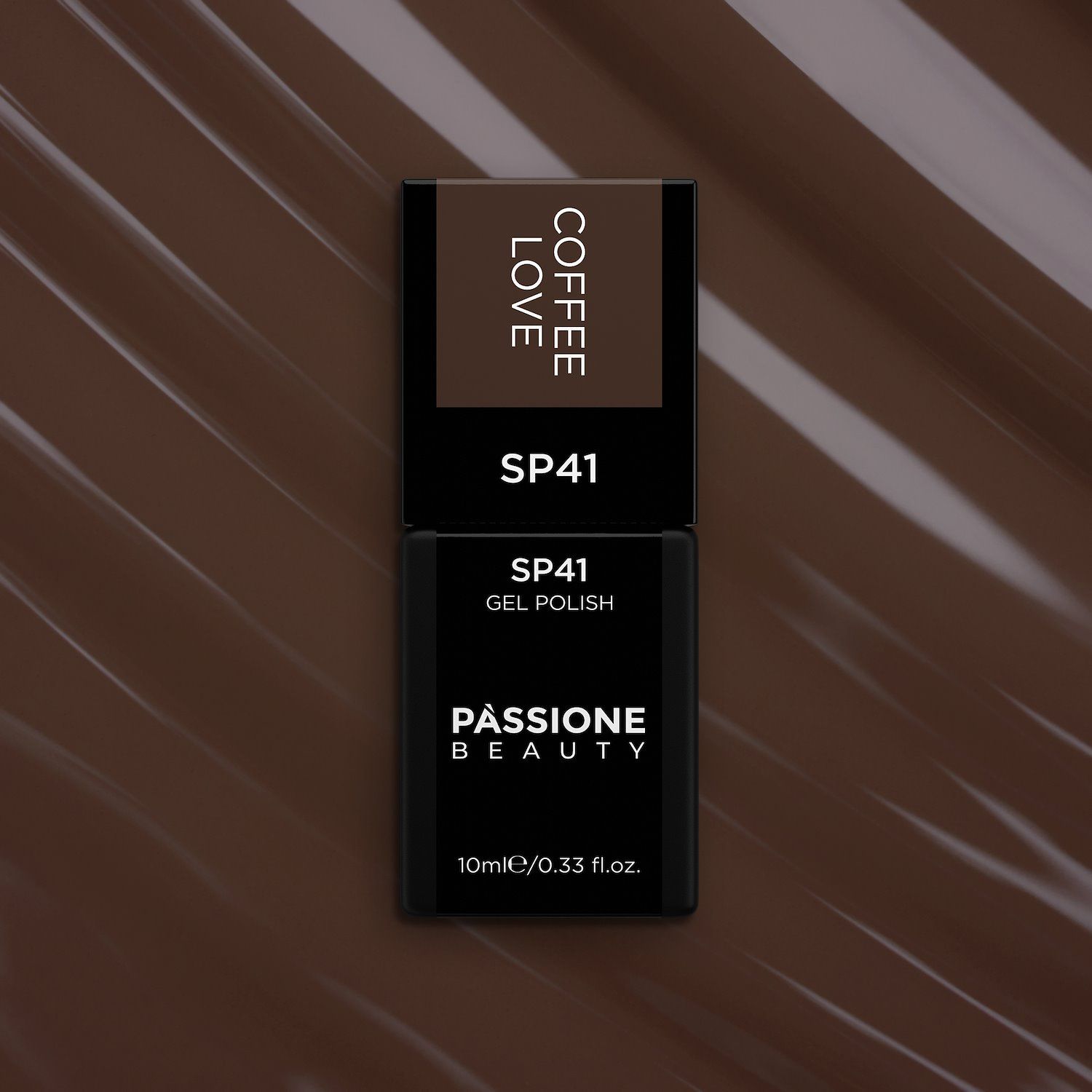 Gel Nail Polish GP41 Coffee Love  - Sepia-Brown Gel Polish - detail 2