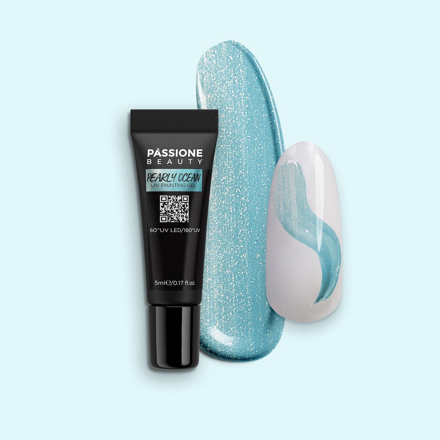 Pearly Ocean UV Painting Gel