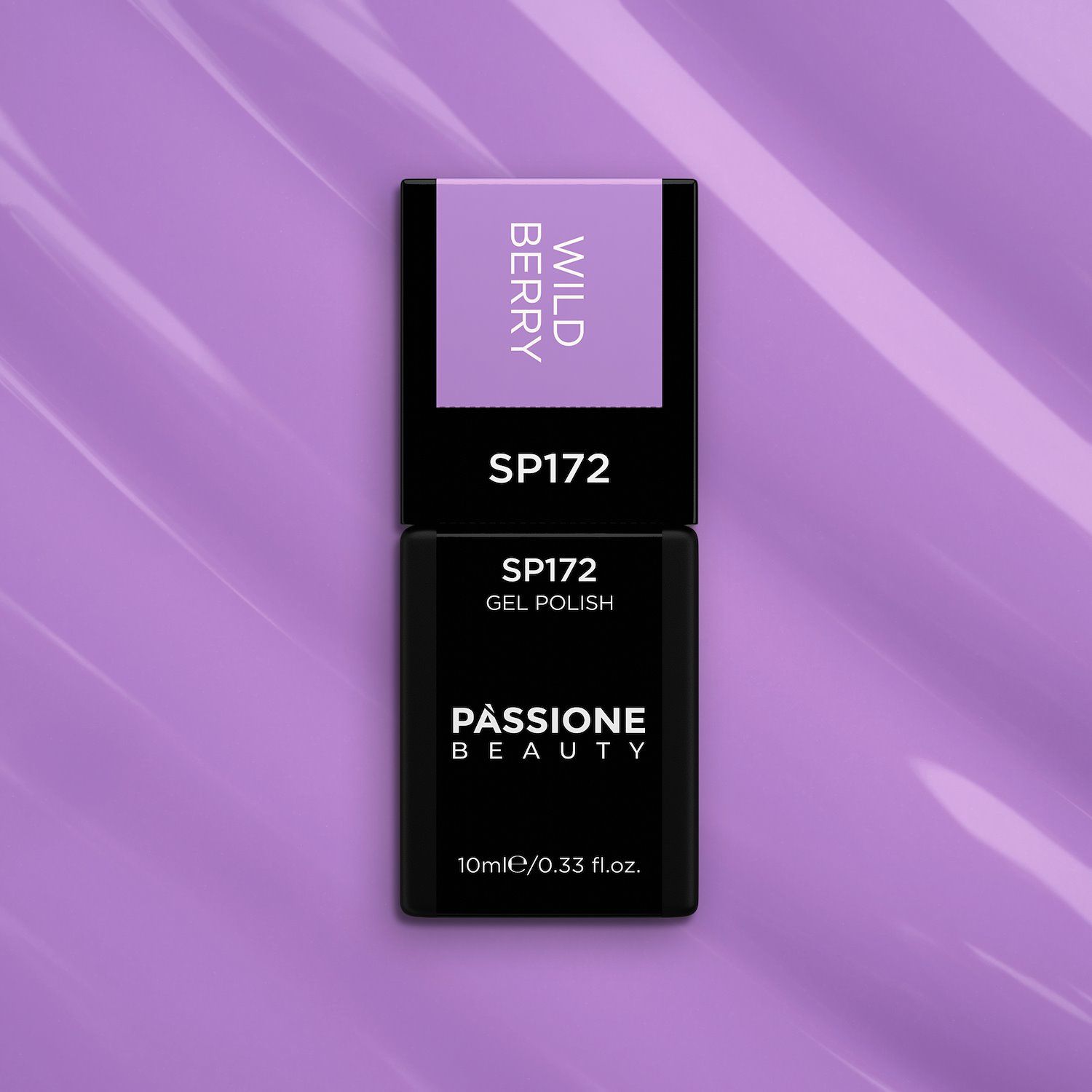Gel Nail Polish GP172 Wild Berry  - Fluorescent Pastel Lilac Gel Polish - detail 2