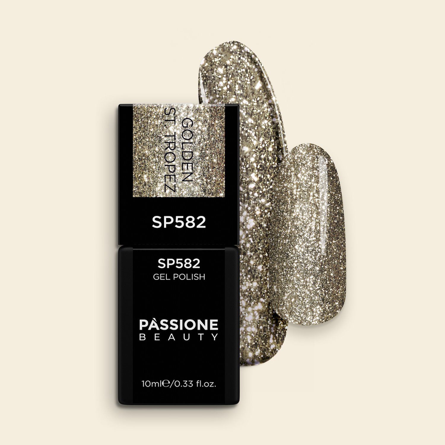 Gel Nail Polish SP582 Golden St. Tropez