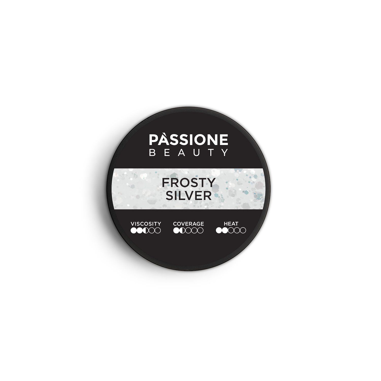Aufbaugel Frosty Silver - 50ml - Aufbaugel Transparent mit Silber-Pailletten für Abdeckungen und Modellagen - Detail 4