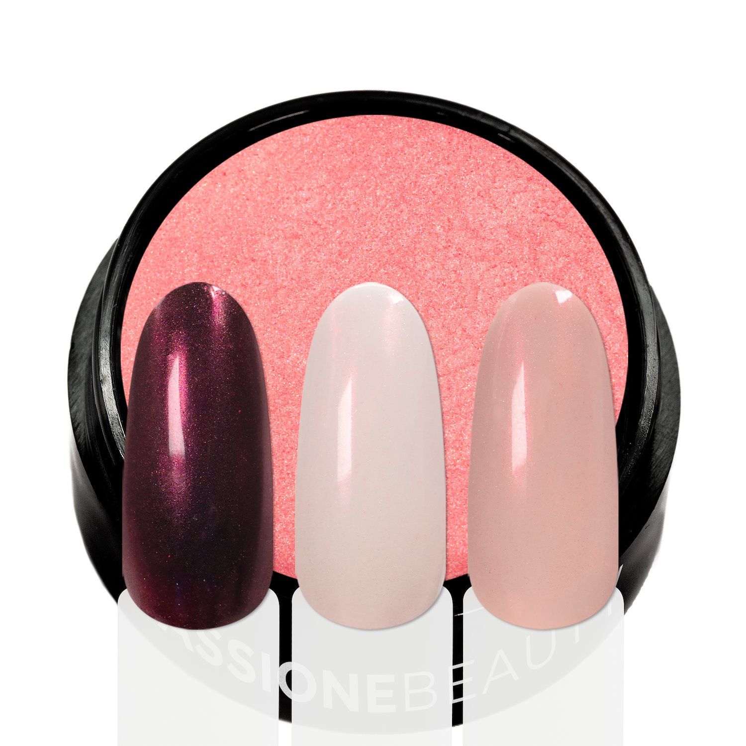 Soft Glazed Pink Pigment - Pigmento para uñas, efecto glaseado rosa