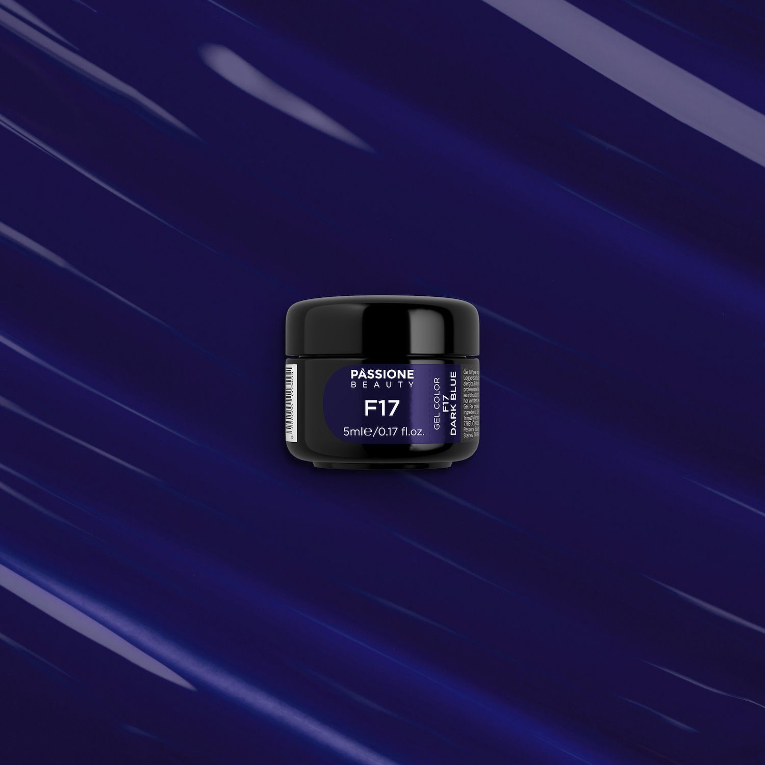 Gel color F17 Dark Blue - Gel Color autosigillante blu scuro - dettaglio 3