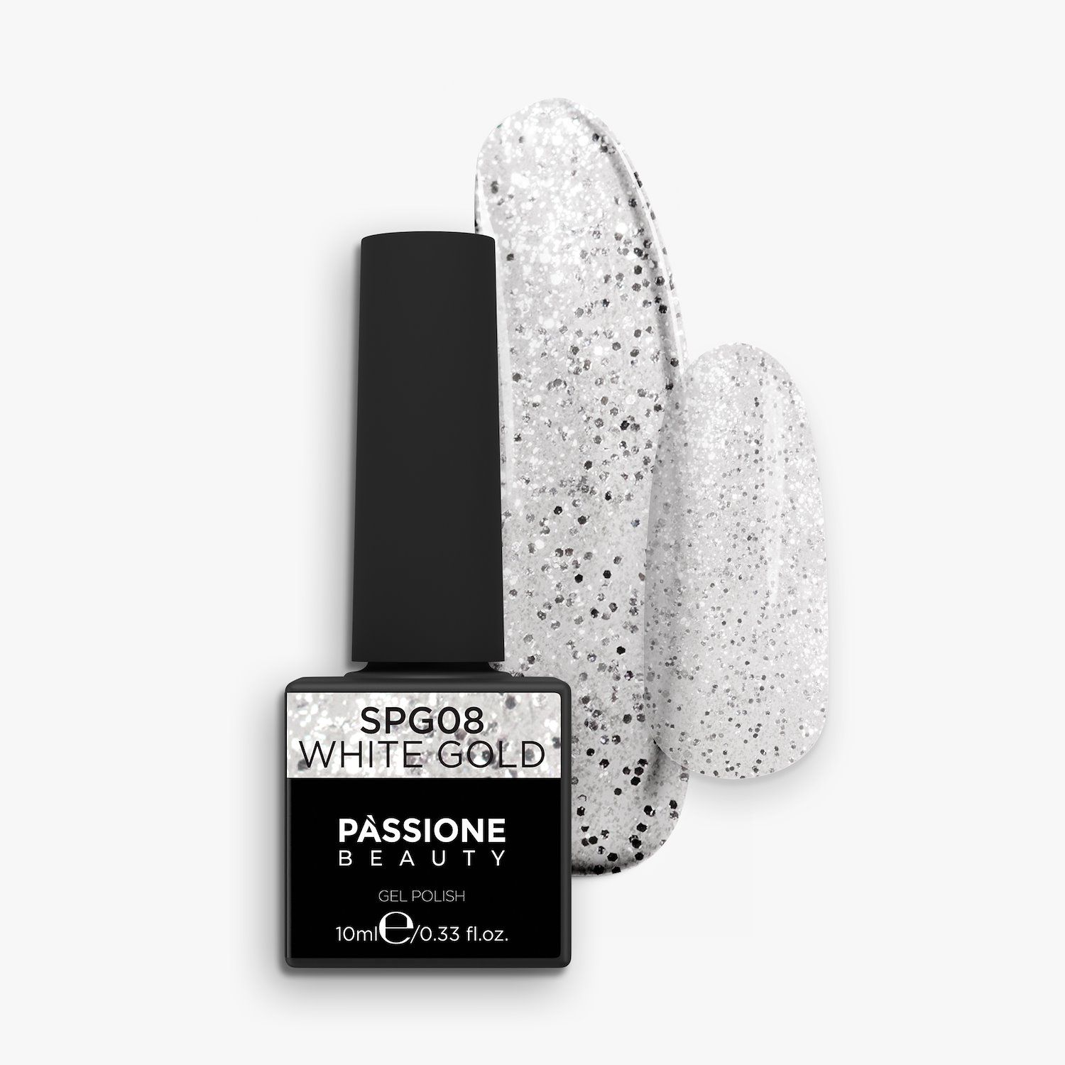 Gel Nail Polish GPG08 White Gold 