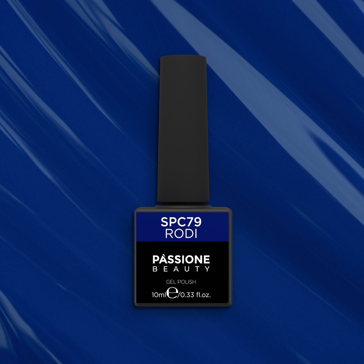 Gel Nail Polish GPC79 Rodi  - GPC79 Rodi gel polish, Intense dark blue - detail 2
