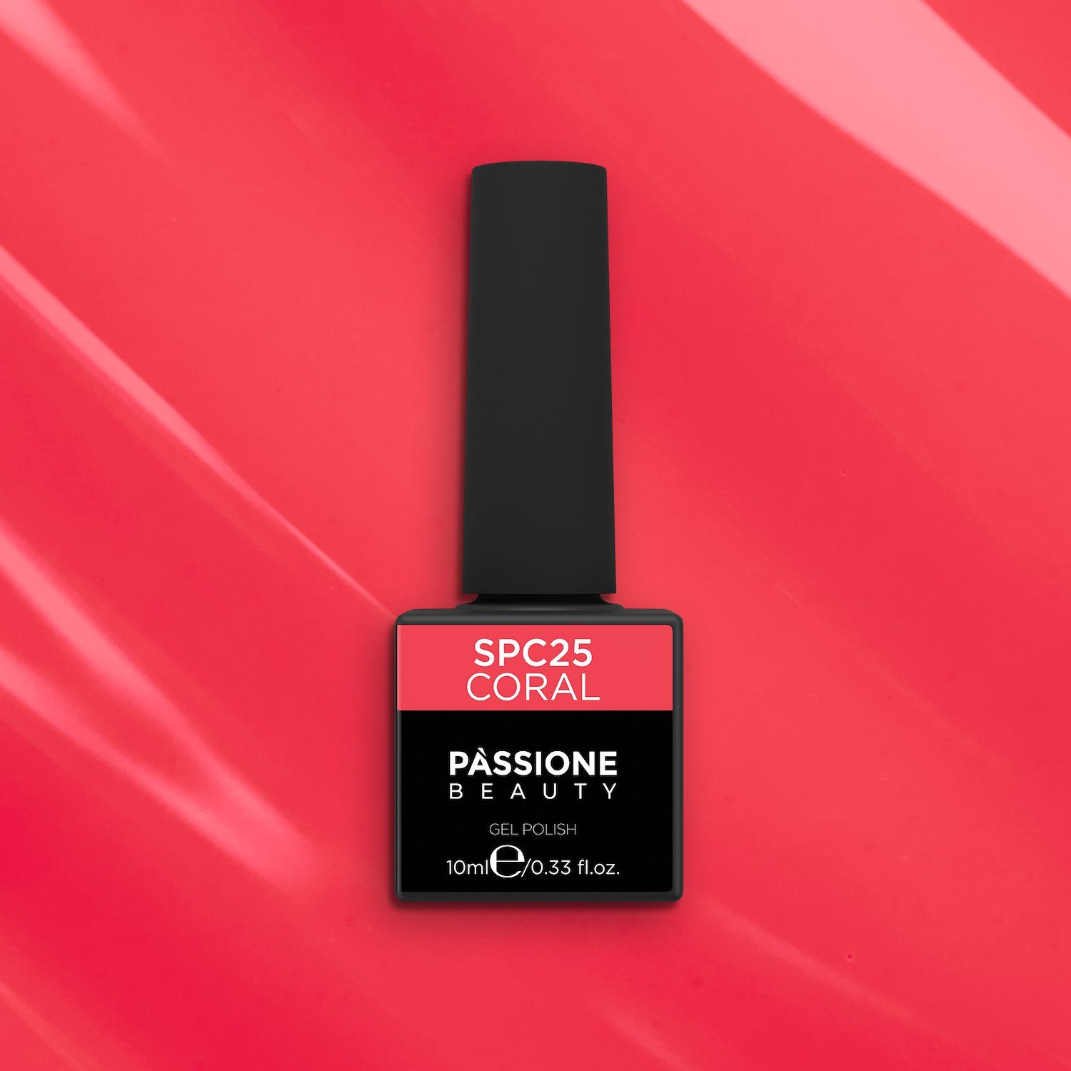 Vernis semi-permanent VSC25 Coral - Vernis semi-permanent corail vif - détail 2
