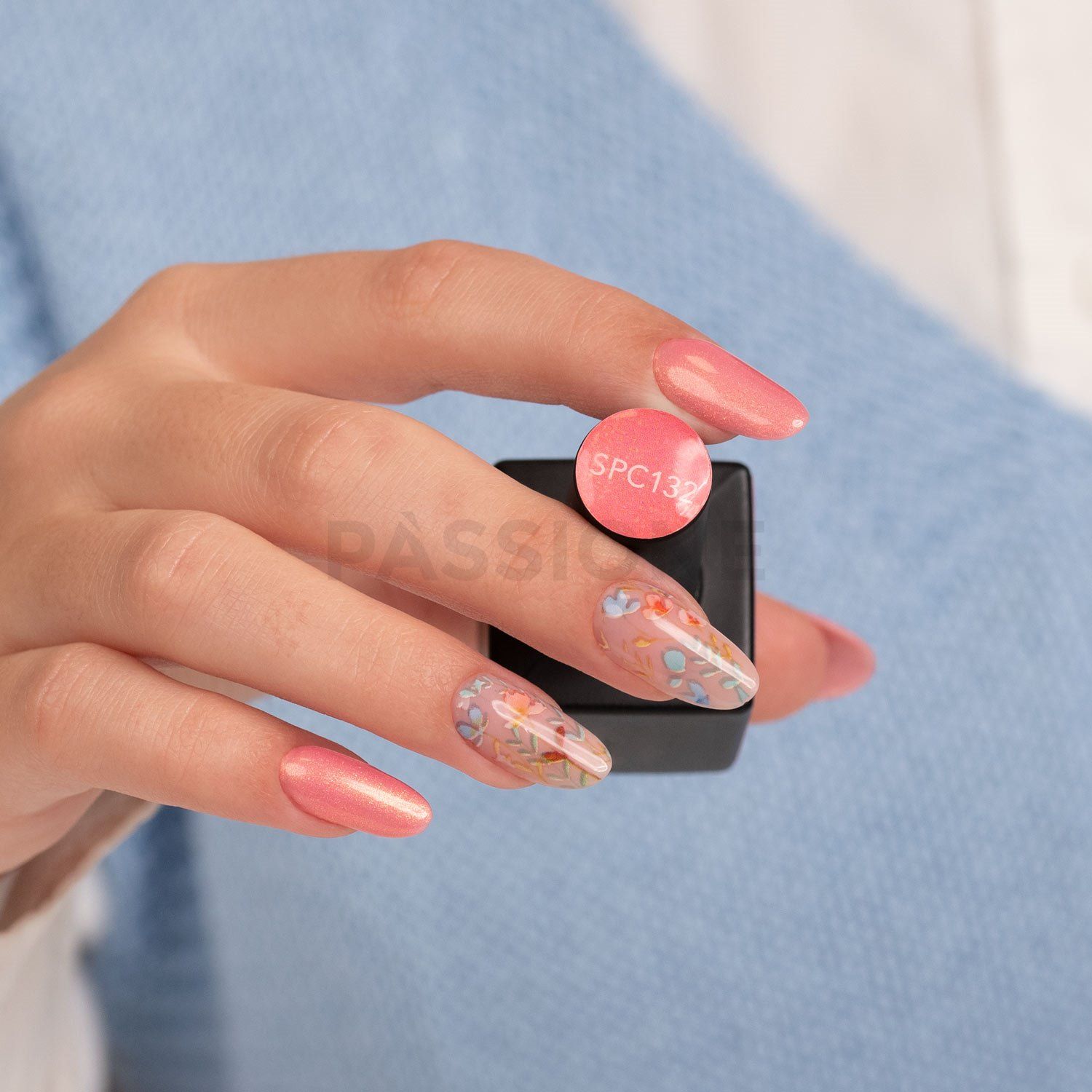 Gentle Flowers - Transfer Foil detail