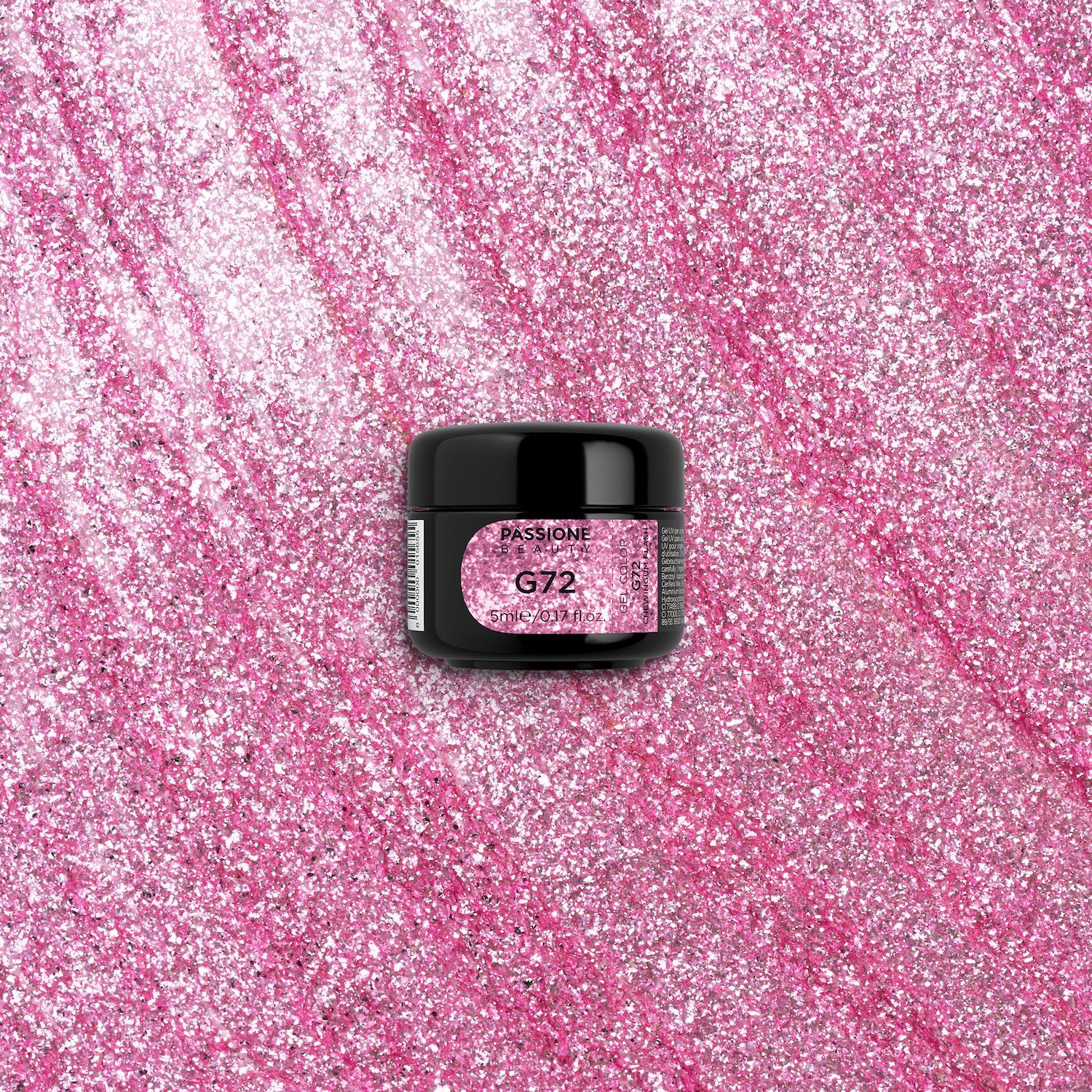 Gel Glitter G72 Chewingum Flash - Gel Glitter G72 Chewingum Flash - détail 3