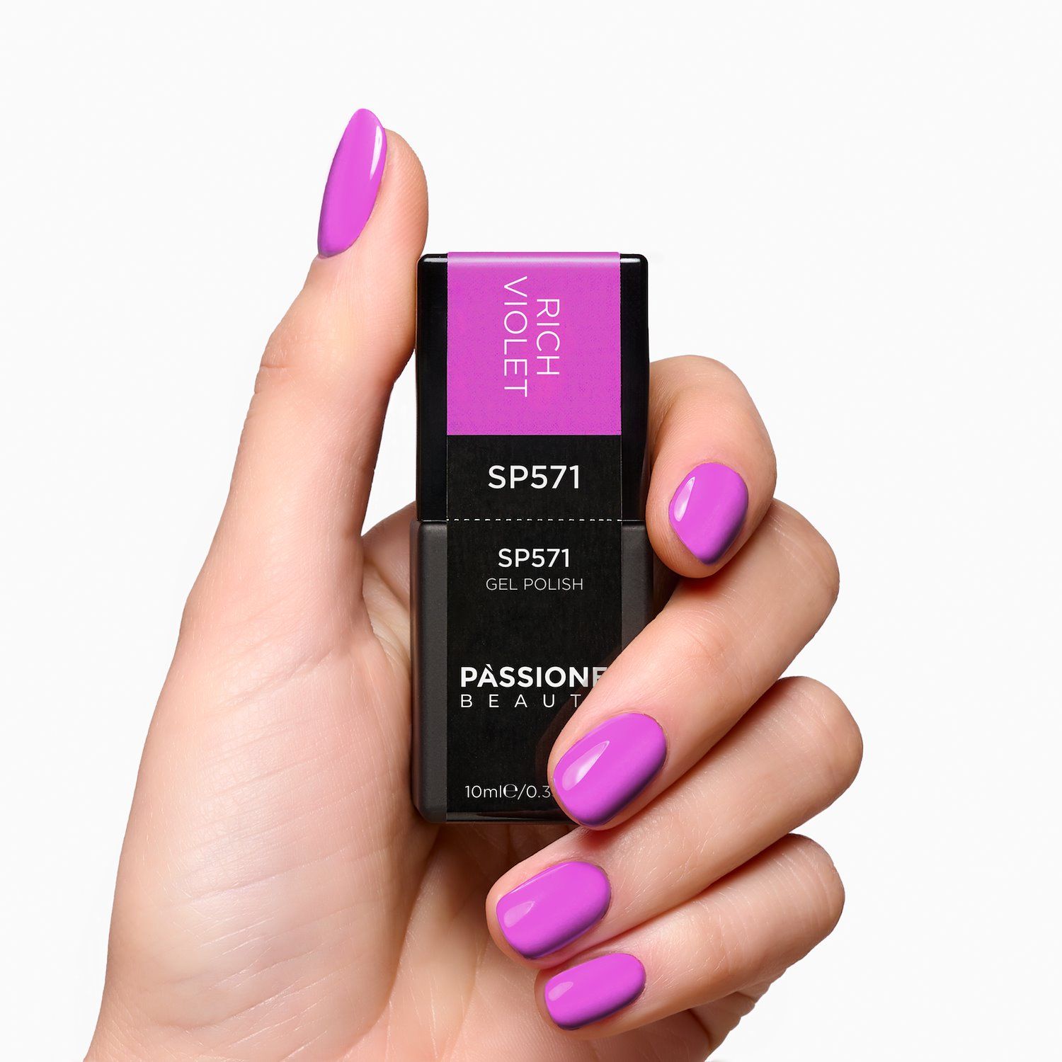 Vernis semi-permanent SP571 Rich Violet détail
