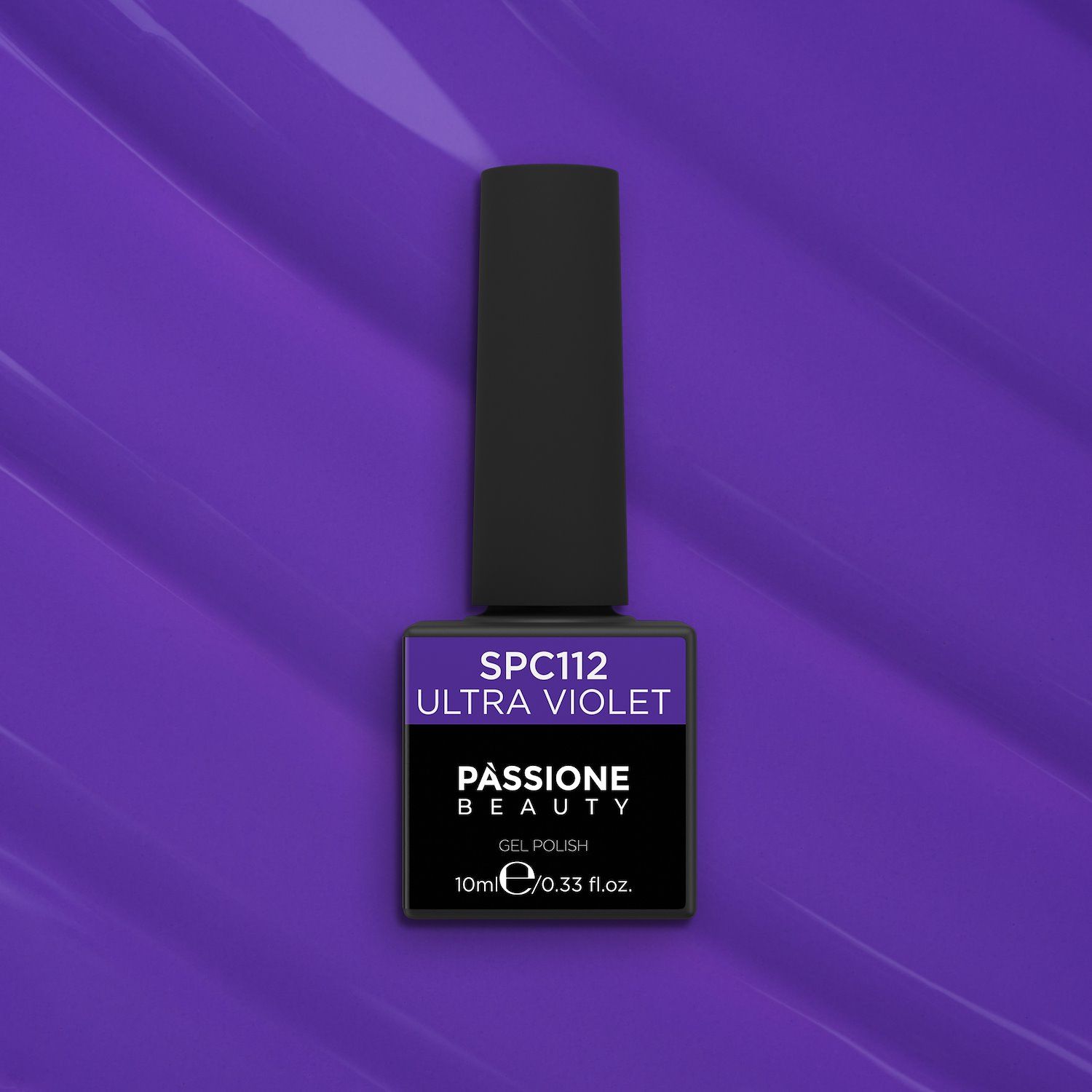 Gel Nail Polish GPC112 Ultra Violet  - GPC112 Ultra Violet gel polish, vigorous violet - detail 2