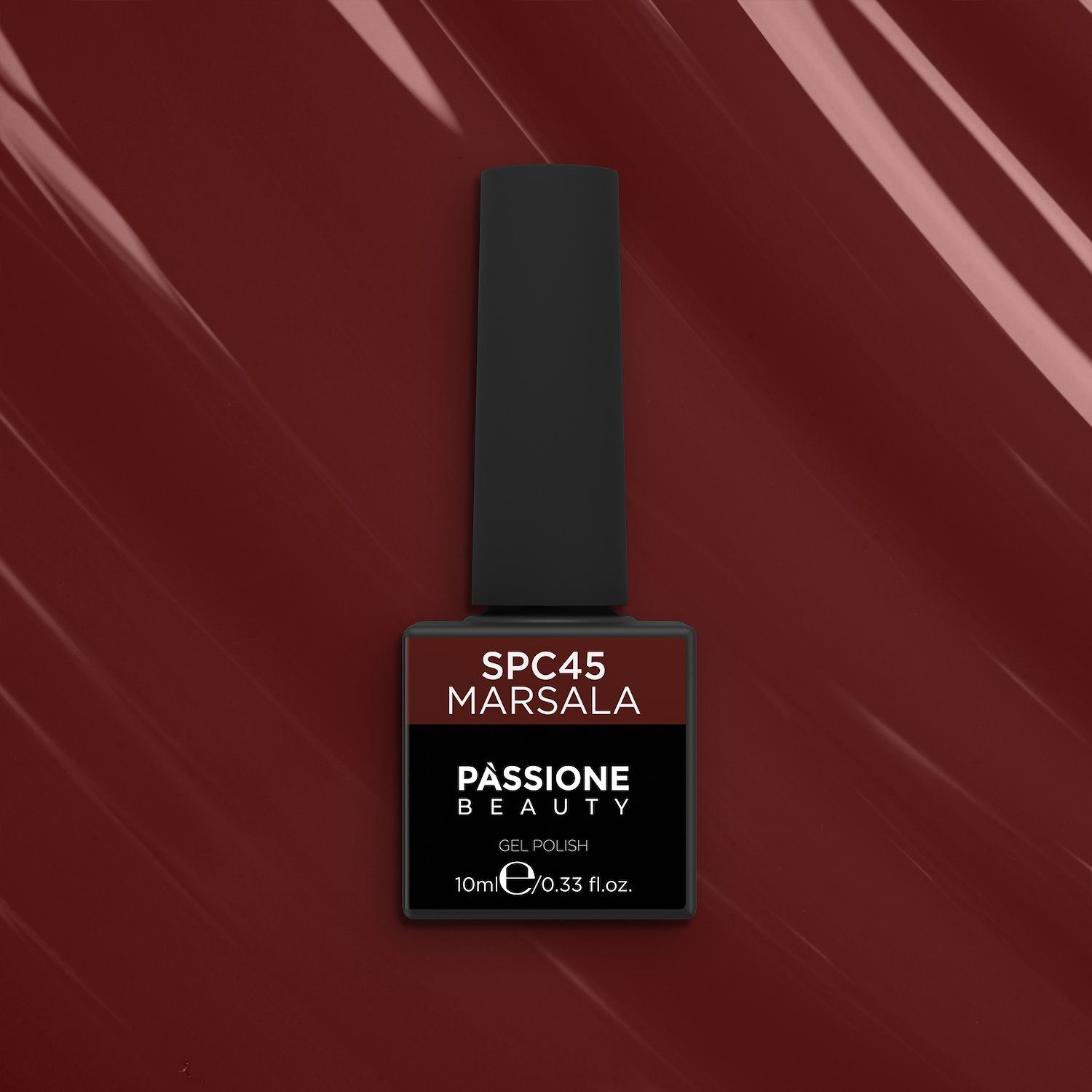 Vernis semi-permanent VSC45 Marsala - Vernis semi-permanent entre le rouge et le marron - détail 2