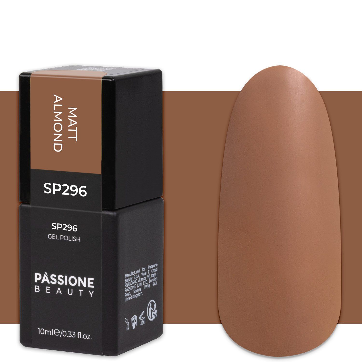 Gel Nail Polish GP296 Matt Almond 