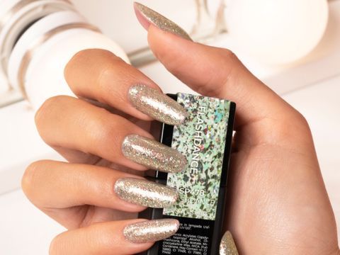 Flashdance, glitter manicure