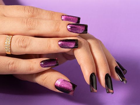 Violet Cat's Eyes Gel Polish