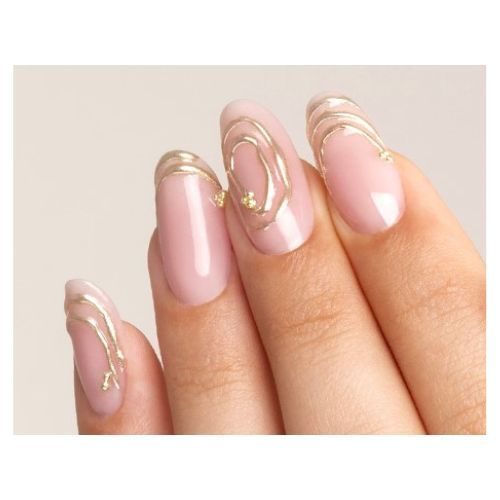 Chrome Gold | 3D Nägel