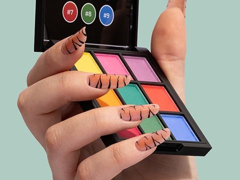 Tiger Nails | Uñas efecto tigre