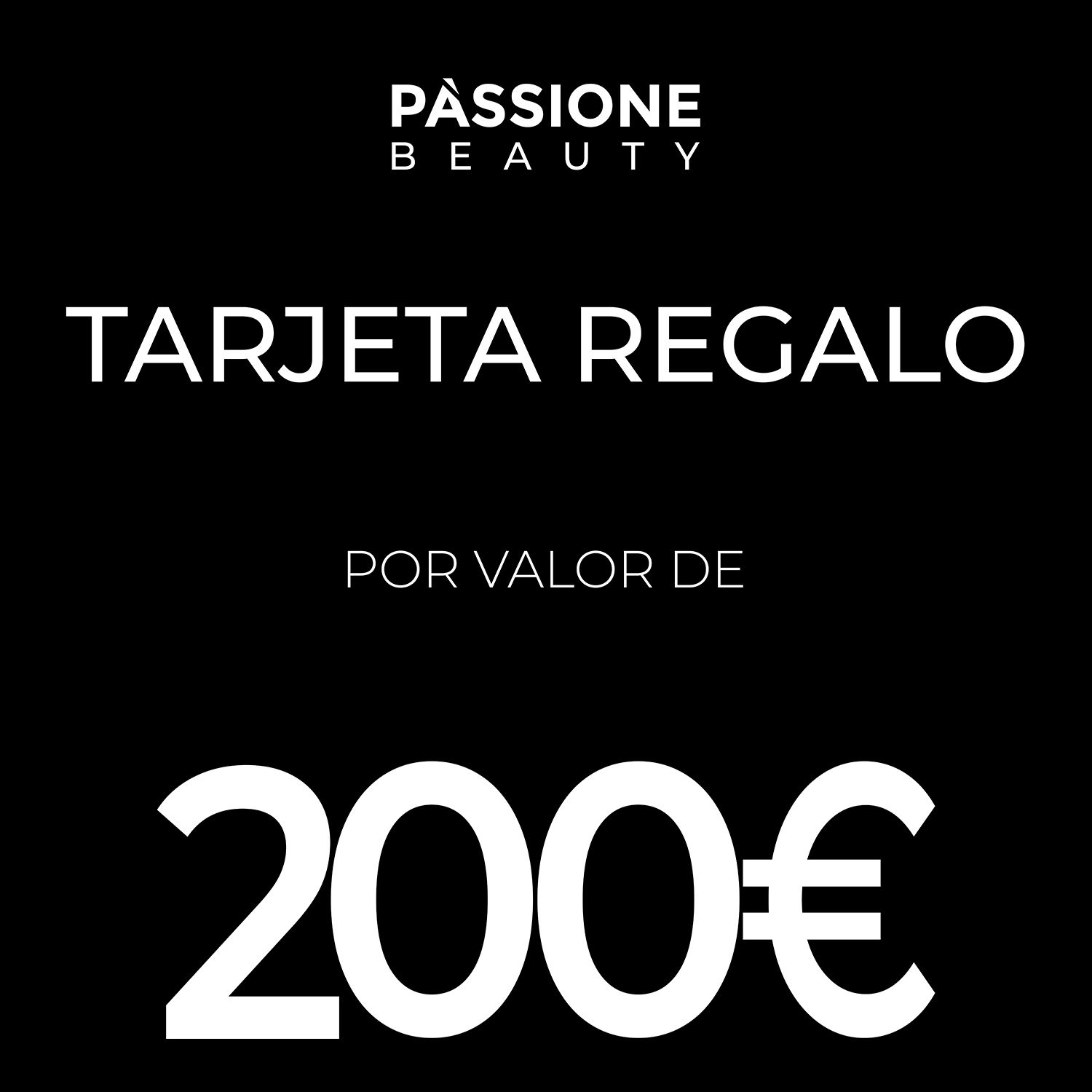 Tarjeta regalo 200€