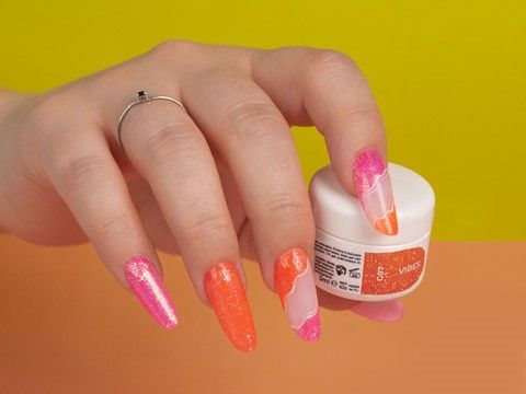 Good Vibes! | Unghie Gel Glitter