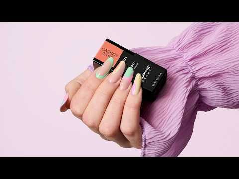 Wave Pastel Nails | Uñas pastel