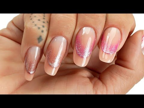 Midnight Sun French | Glitter Fade French