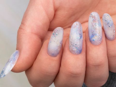 Effet marbre en polygel