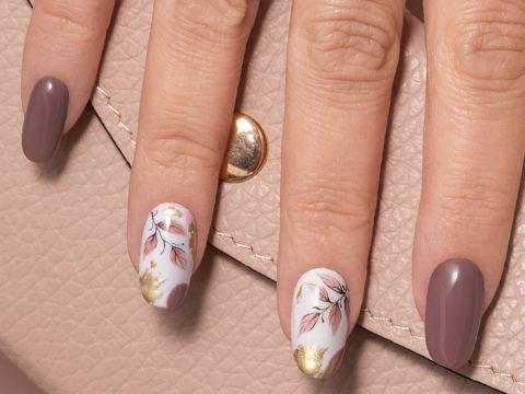 Nailart Mikromalerei Aquarelleffekt