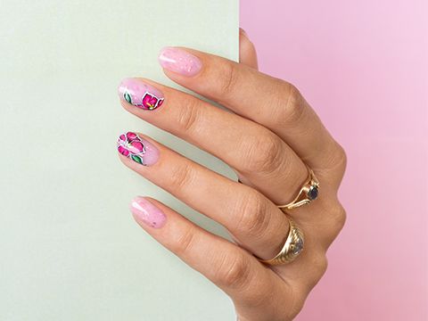 Micro-peinture roses avec painting gels
