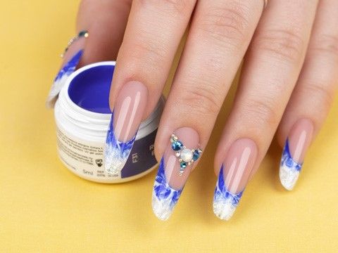 Stone Effect | Quartz nails con pellicola