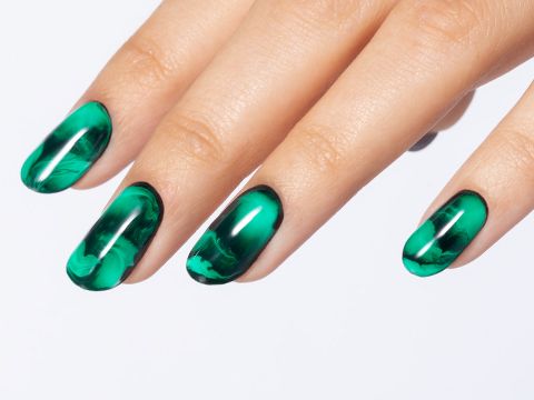 Glass Marble nails | Unghie effetto marmorizzato