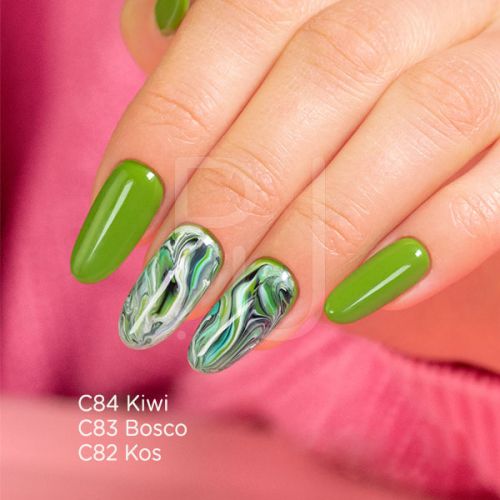 Unghie Gel Verde Lime