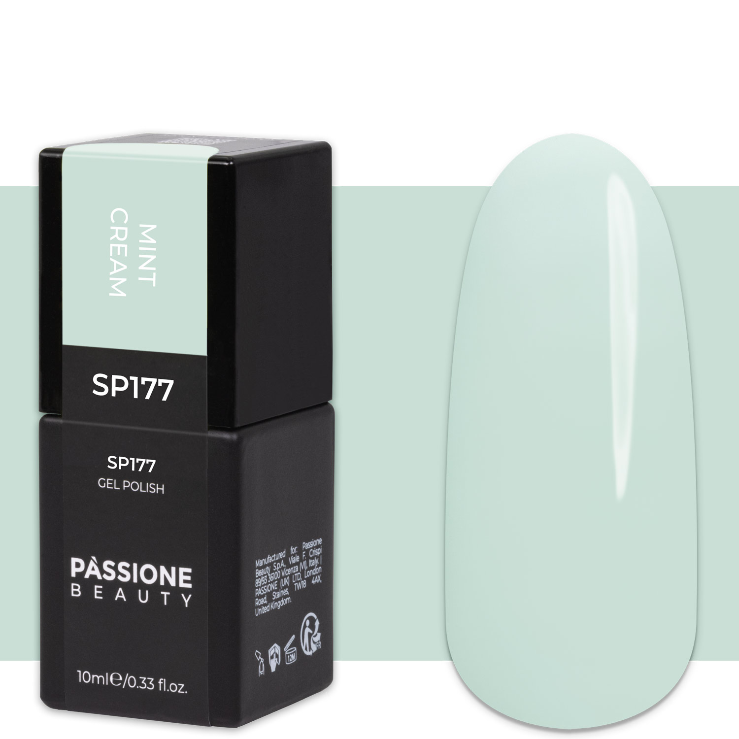 Passione Beauty Colore semipermanente SP177 Mint Cream Verde