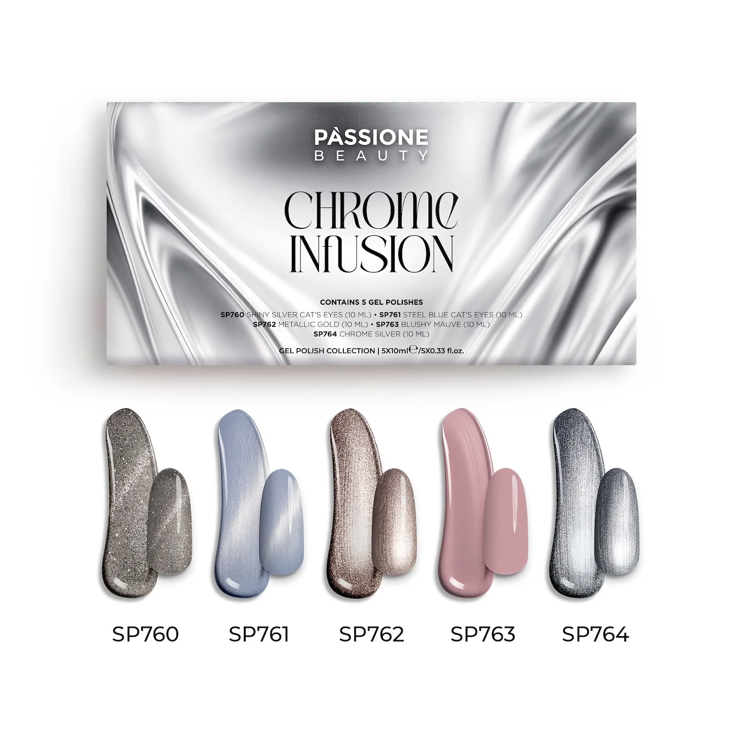 Chrome Infusion Kollektion - UV Nagellack Kollektion