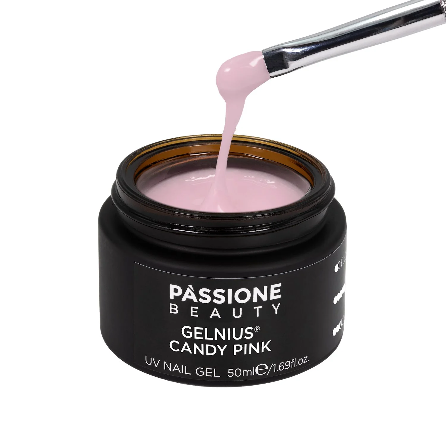 Kit GELNIUS® Pink Collection 50 ml - Coffret de gels constructeurs roses 2 en 1 - détail 3