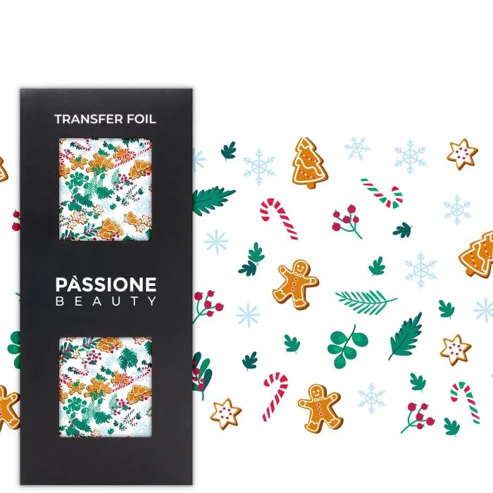 Let It Xmas - Transfer Foil - Transfer Foil for baroque-themed nails