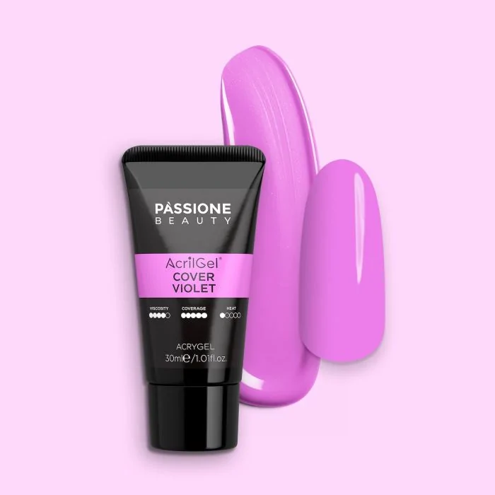 AcrilGel® Cover Violet 30 ml - Gel acrílico violeta ciclamen frío cubriente