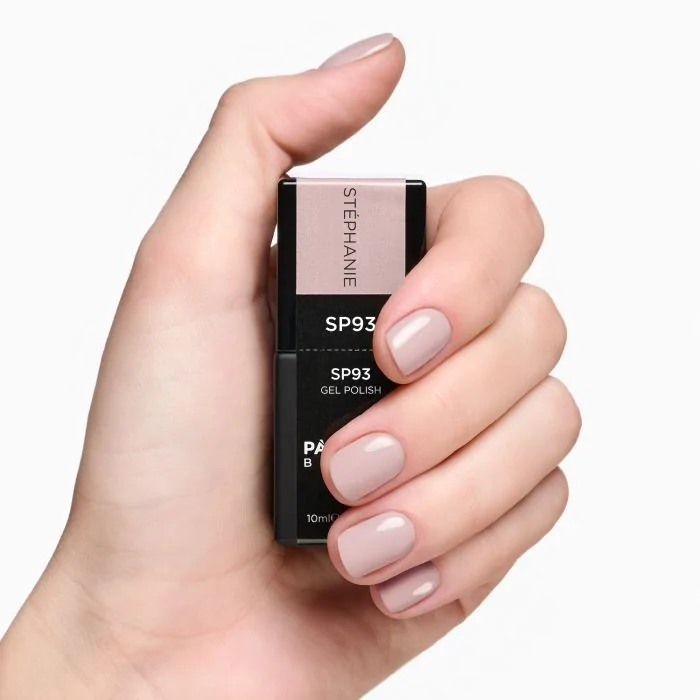 Vernis semi-permanent VS93 Stéphanie - Vernis semi-permanent rose clair naturel - détail 1