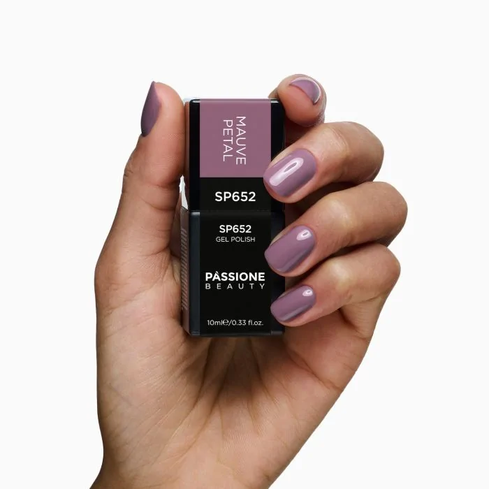 Vernis semi-permanent SP652 Mauve Petal - Vernis semi-permanent mauve taupe - détail 1