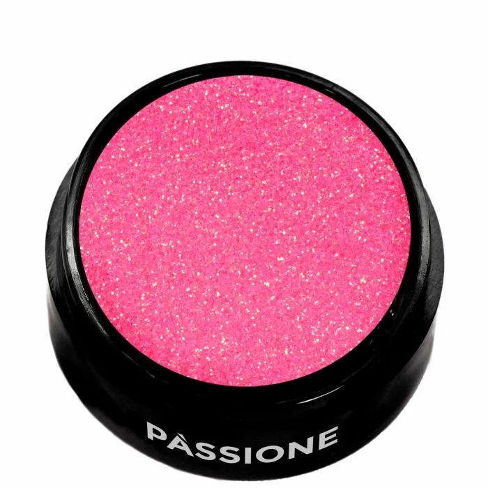 Neon Glitter - Neon pink and neon green nail glitter - detail 1