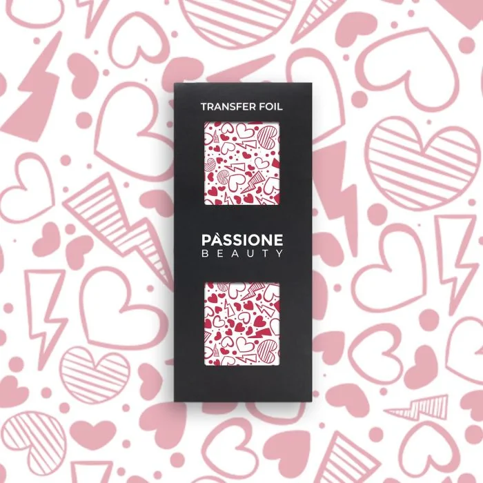 Valentine - Transfer Foil - Transfer Foil para uñas con temática de San Valentín