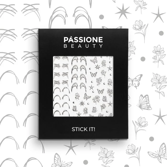 Chrome Aura – Nail Stickers - Adhesivo para uñas con tema Chrome Infusion