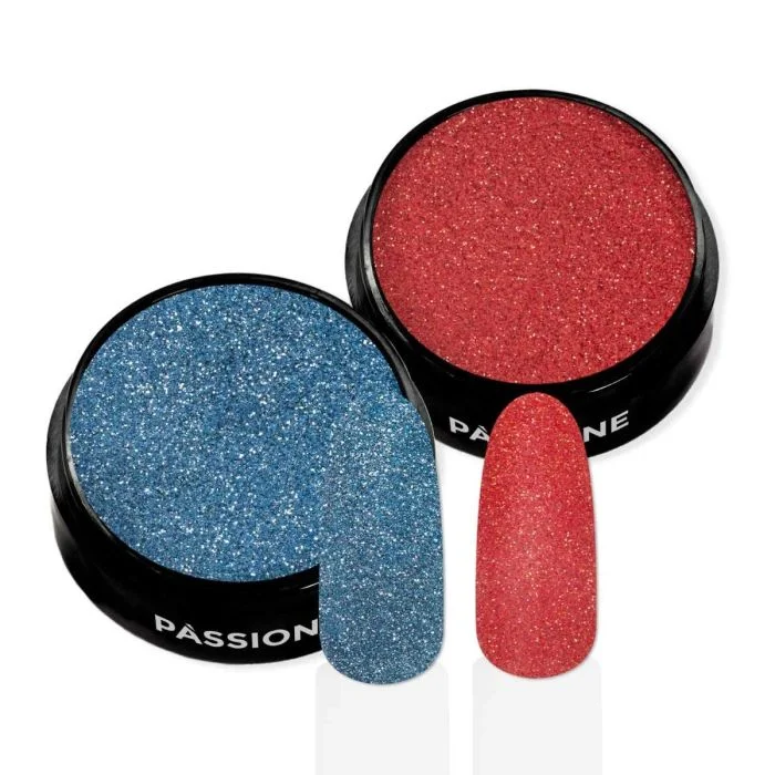 Flag Glitter - Red and blue nail glitter