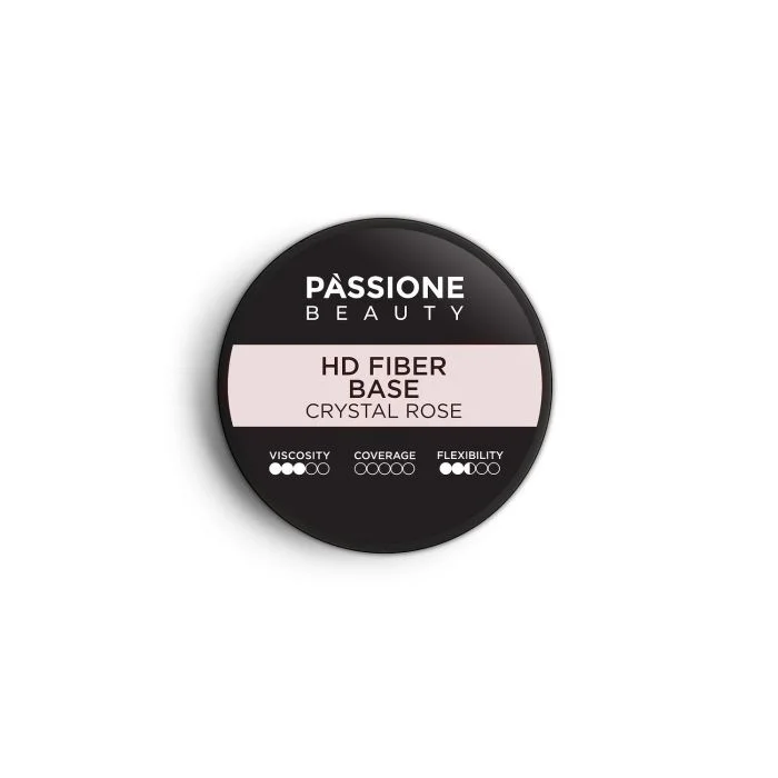 HD Fiber Base Crystal Rose 50 ml - Base Semipermanente Transparente 50 ml - detalle 1