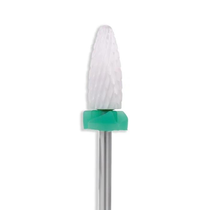Fresa Cerámica Flame White - Fresa para retirado de gel, alta abrasión - detalle 1
