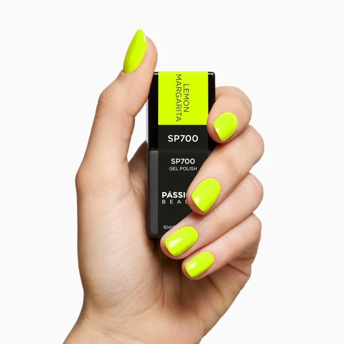 Gel Nail Polish SP700 Lemon Margarita - Fluorescent Yellow Gel Polish - detail 2