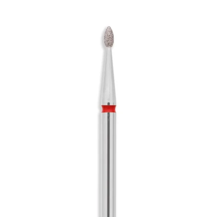 Fresa EXPERT - Diamant drop fine - Fresa para torno para cutículas de diamante, forma de gota. Nivel experto. Abrasión baja. - detalle 1