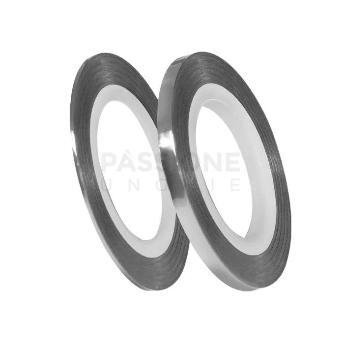 Silver Adhesive Stripes - Silver Adhesive Stripes for nail art