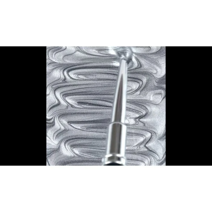 Aplicación de Esmalte semipermanente SP764 Chrome Silver