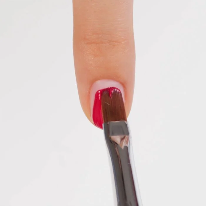 Application of Gel colour F67 Scarlet