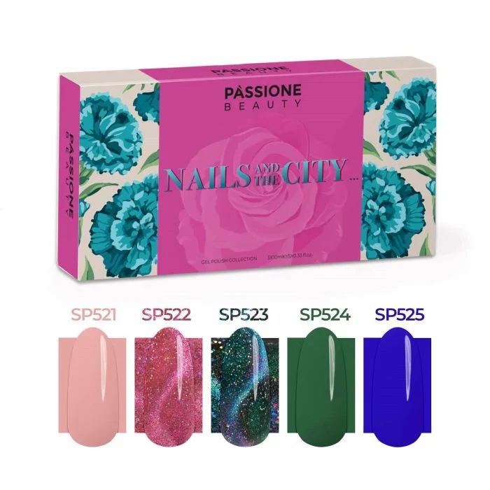 Nails and the City Gel Polish Collection - Collection of coloured gel polishes 