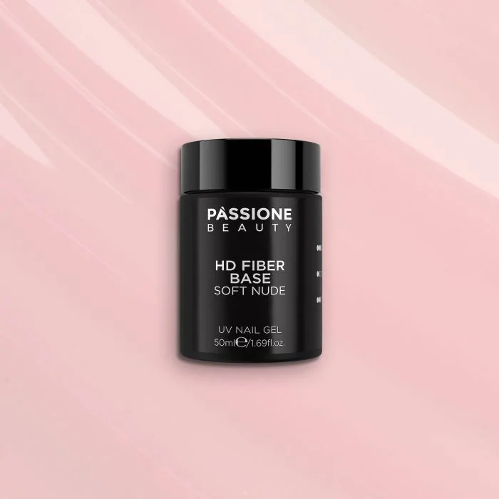 HD Fiber Base Soft Nude 50 ml - Base Semipermanente Rosa antiguo claro 50 ml - detalle 1